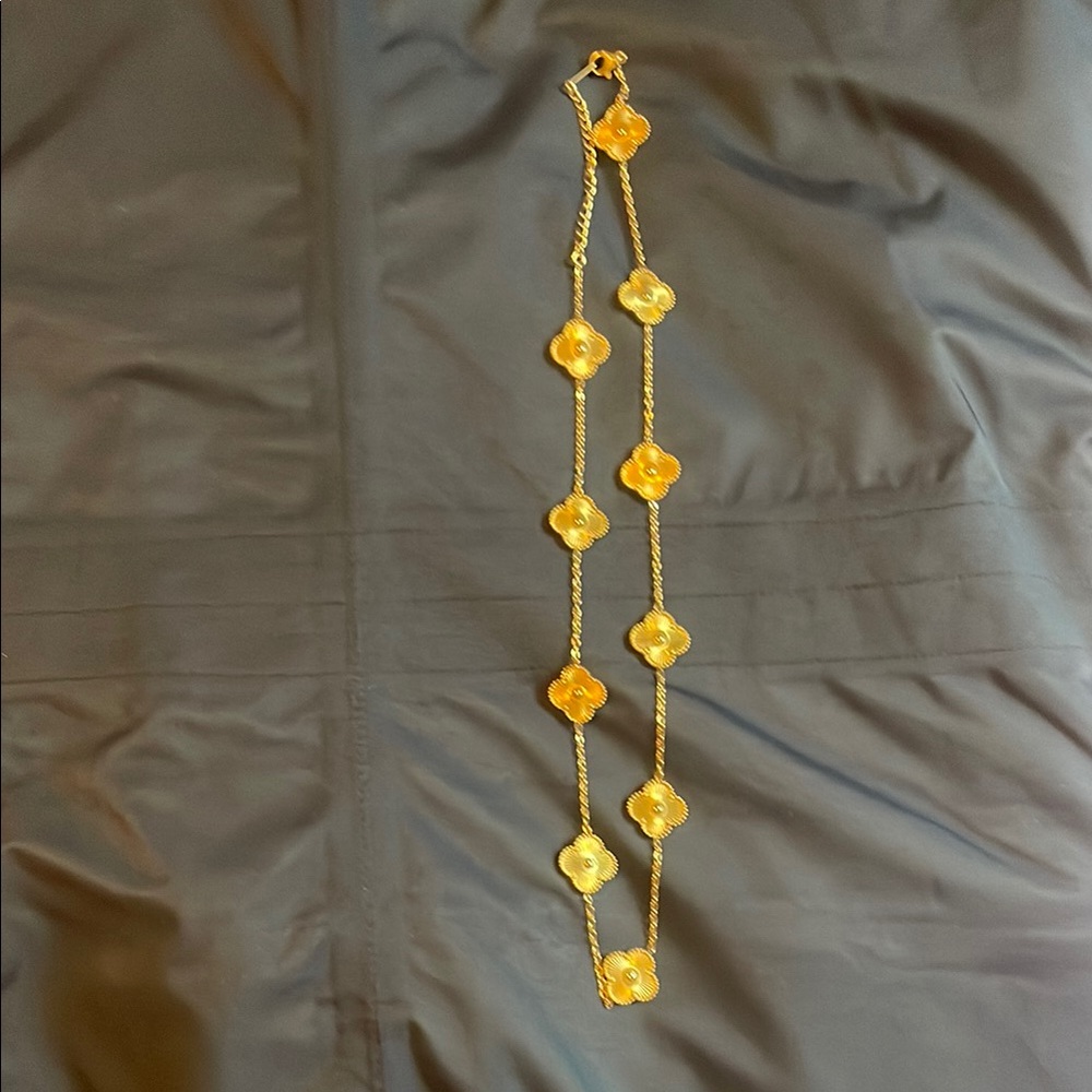 Gold Floral Necklace